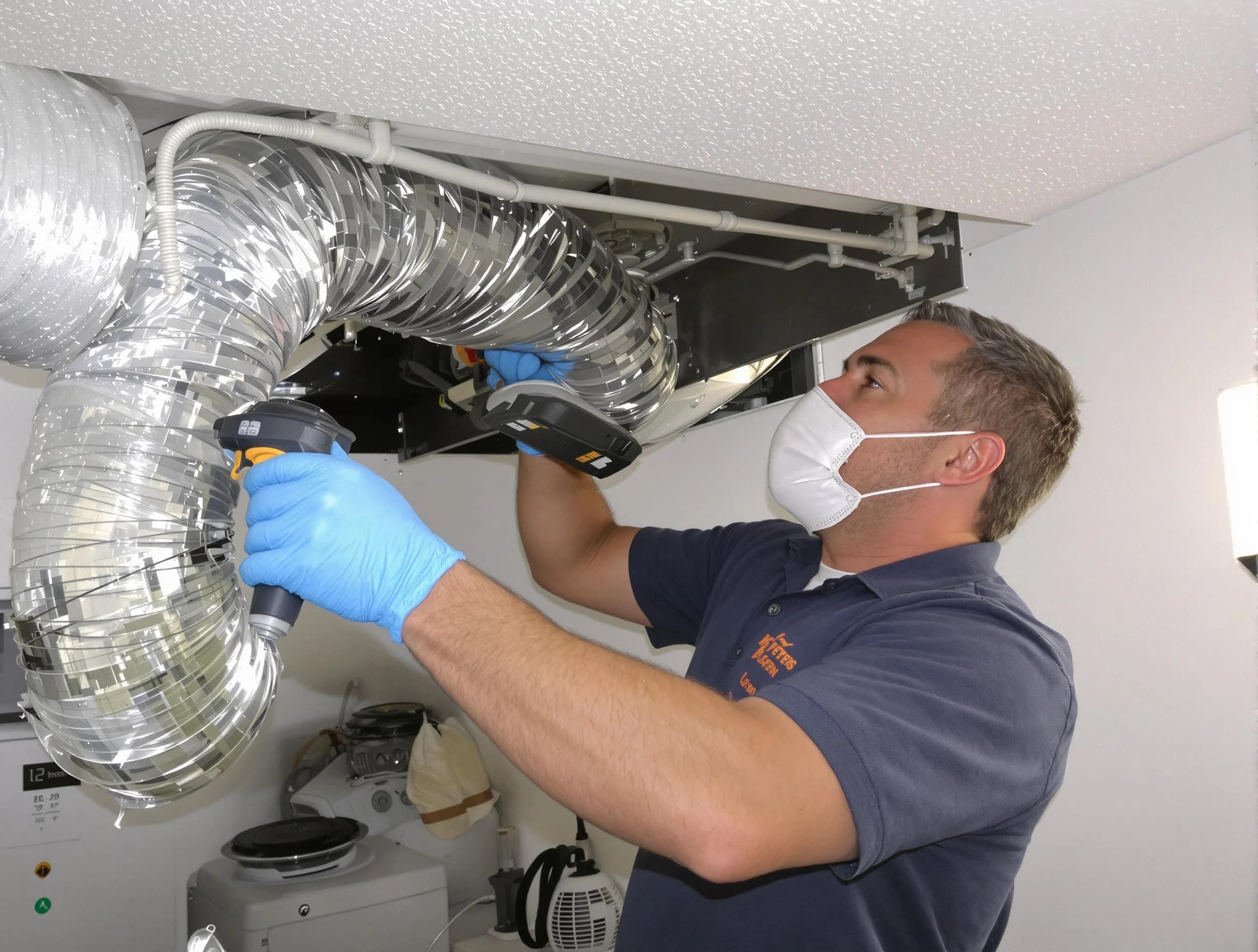 Yukon Dryer Vent Cleaning professional performing thorough residential dryer vent cleaning in Yukon