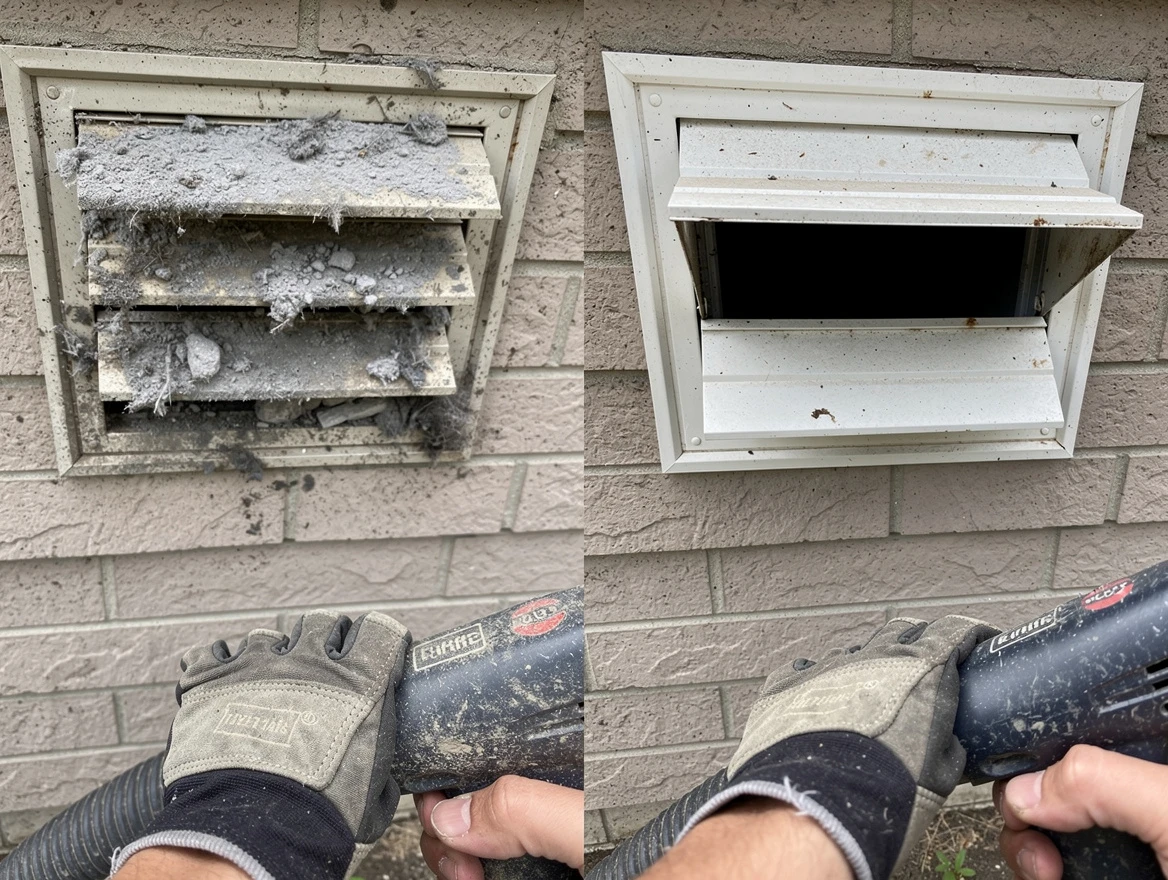 Professional dryer exhaust vent cleaning by Yukon Dryer Vent Cleaning in Yukon