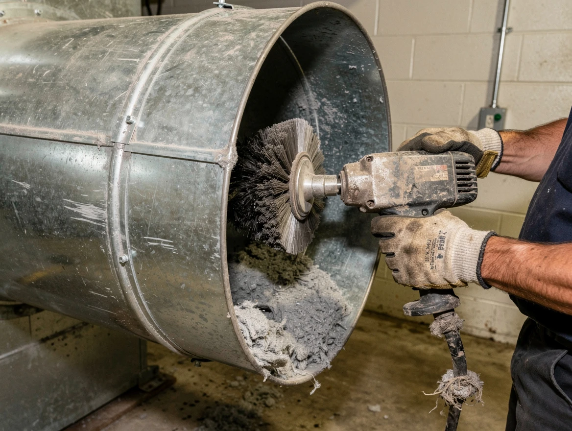 Industrial-grade dryer vent cleaning by Yukon Dryer Vent Cleaning in Yukon
