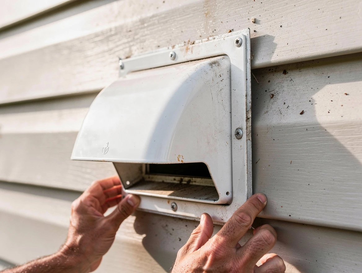 Yukon Dryer Vent Cleaning technician delivering thorough residential dryer vent cleaning service in Yukon